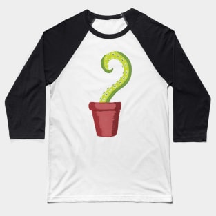 Green Octopus Tentacle Plant Baseball T-Shirt